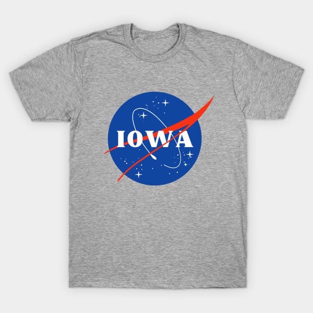 Iowa Astronaut T-Shirt by kani